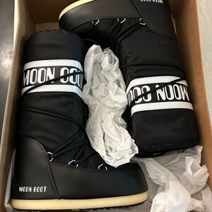Moon Boot Adult Black Snow Boots